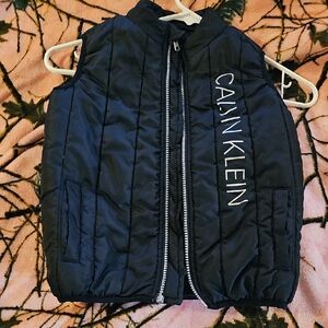Calvin Klein Kids Black Quilted Vest